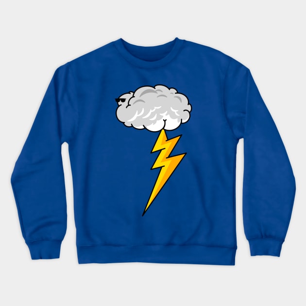 Thunder Cloud Crewneck Sweatshirt by 38Sunsets